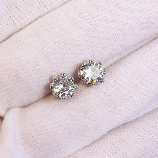 Dames oorbellen 925 Sterling zilveren oorstekers muis oorbellen met zirkonia's