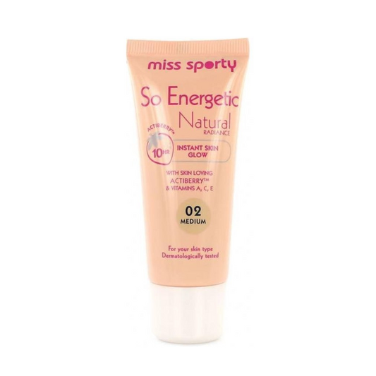 Miss Sporty So Energetic Natural Radiance Foundation – 02 Medium