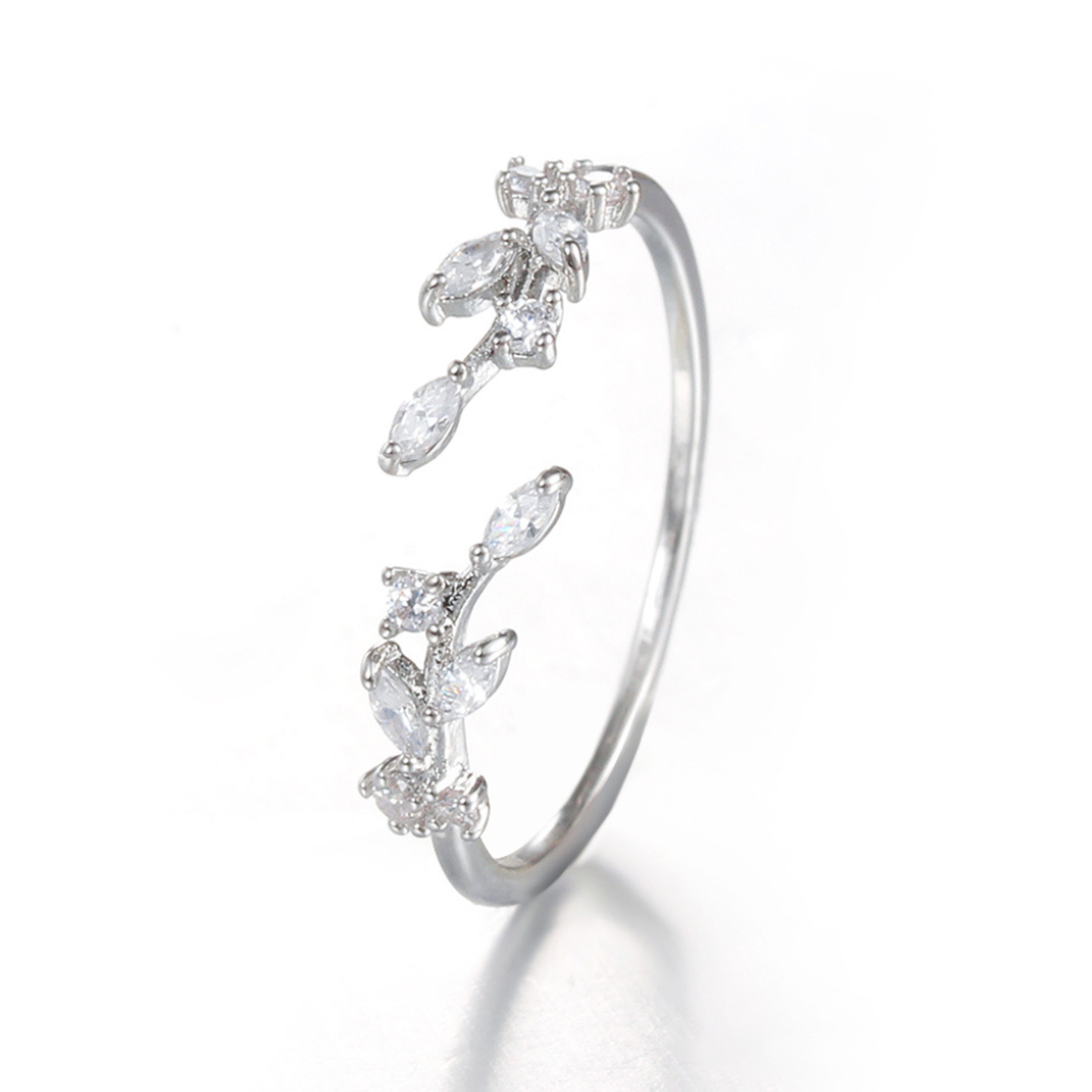 Damenring, Verstellbarer Ring zur Verlobung, Geschenk für Damen, Frauen und Mädchen