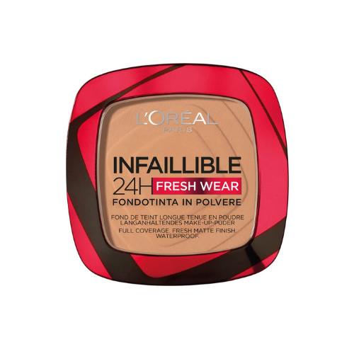 L'Oréal Paris Wasserfestes Puder Make-up mit hoher Deckkraft