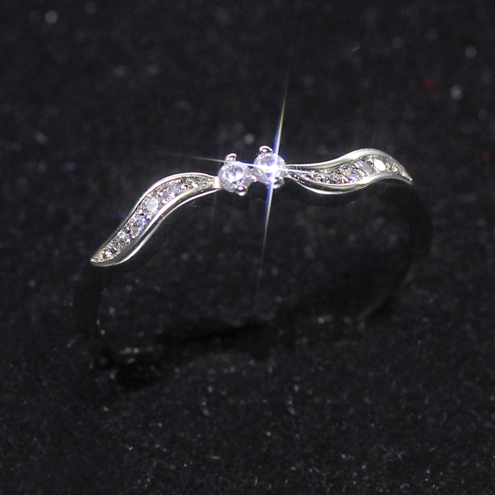 Damenring, Verstellbarer Ring zur Verlobung, Geschenk für Damen, Frauen und Mädchen