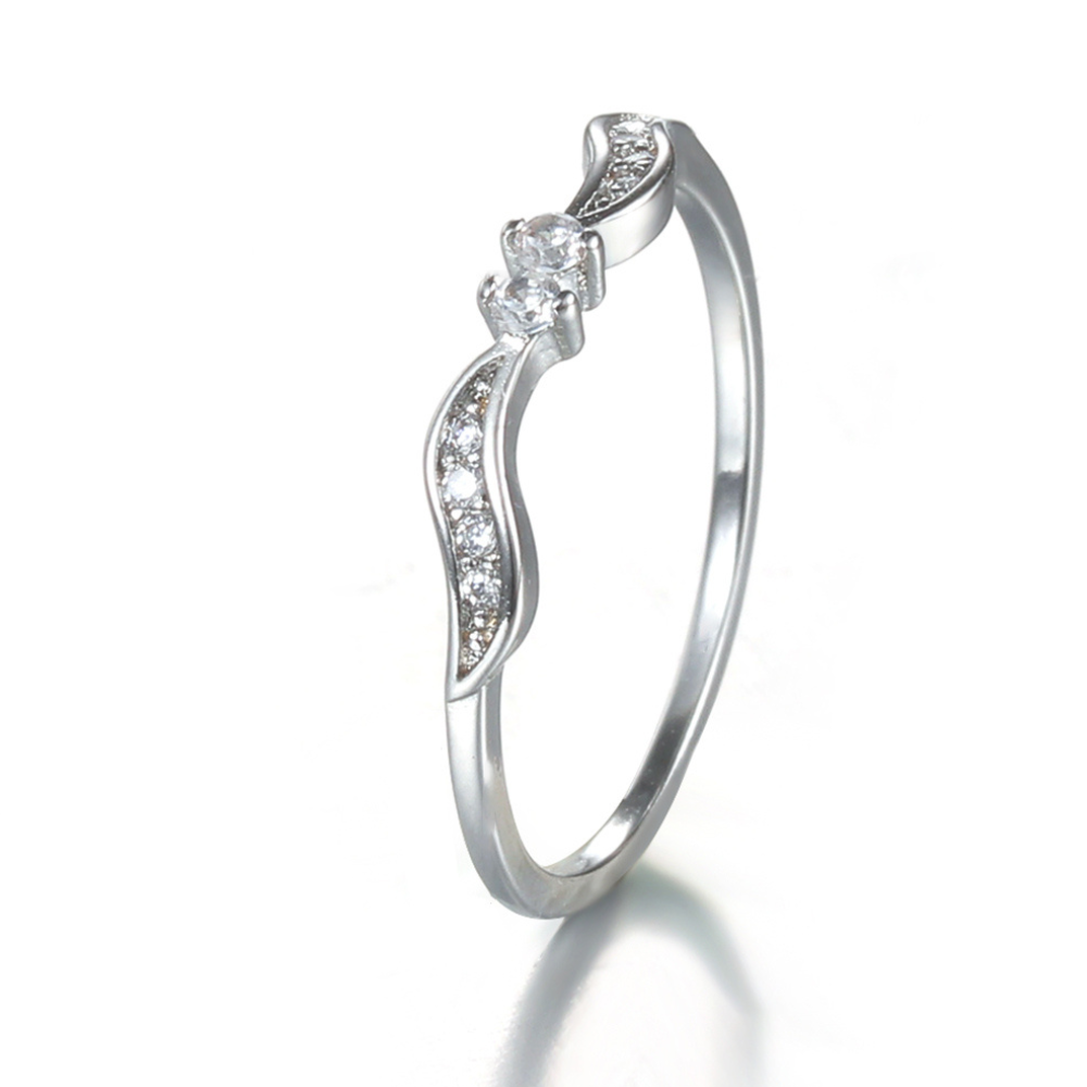 Damenring, Verstellbarer Ring zur Verlobung, Geschenk für Damen, Frauen und Mädchen