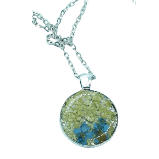 Natuurlijke Bloemen Hanger Handgemaakte Epoxy Sieraden