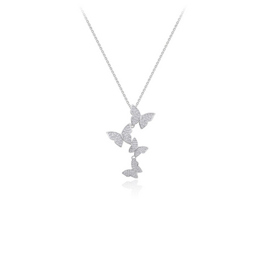 Frauen Silber 925 Kettenhalskette Geschenk für Frauen Mädchen Mama