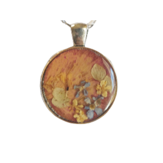 Natuurlijke Bloemen Hanger Handgemaakte Epoxy Sieraden