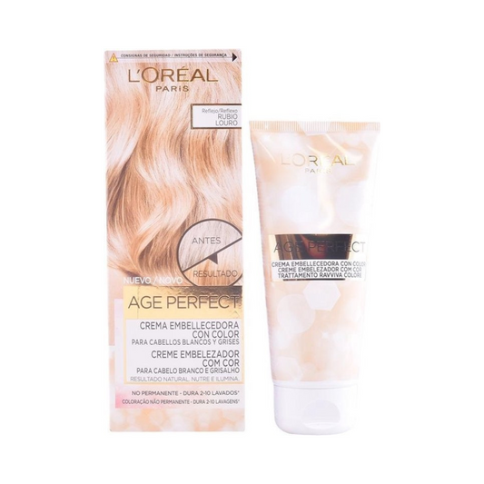 L'OREAL AGE PERFECT Verschönerungscreme mit Farbe Nr. 3-Hellblond