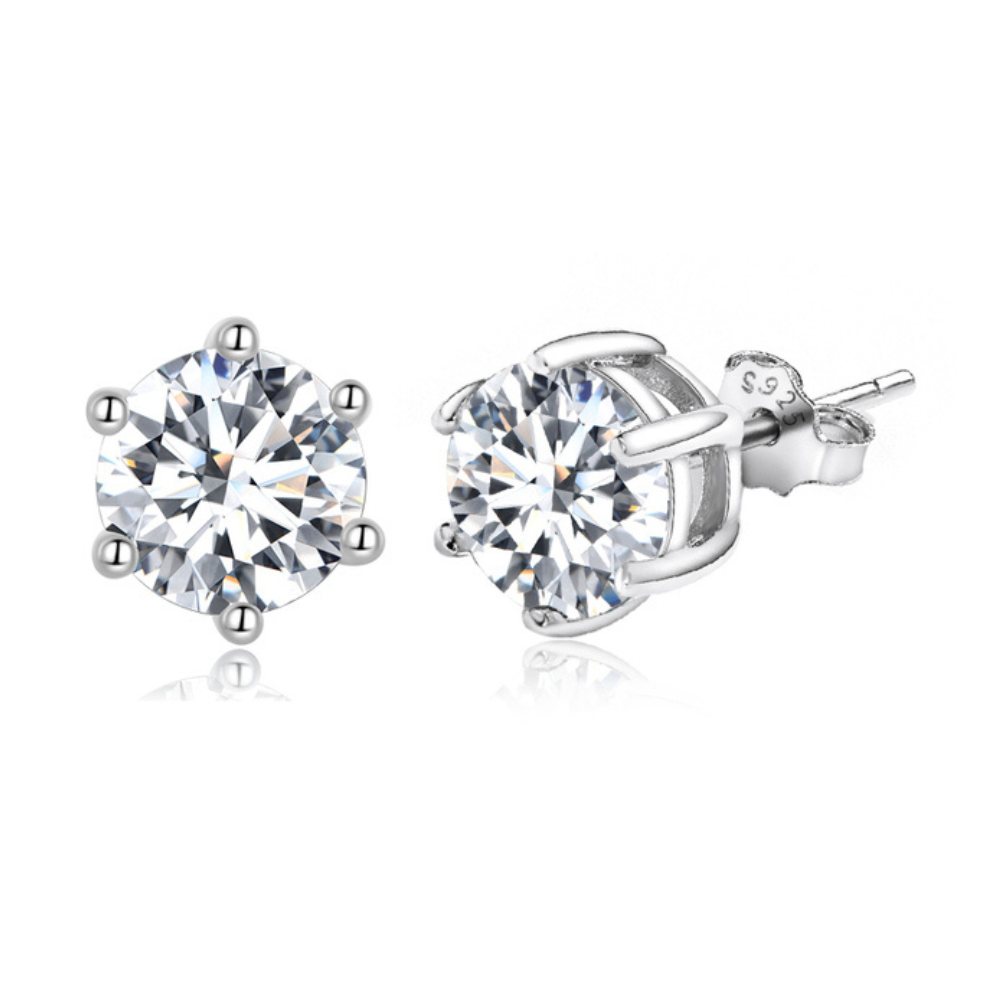 Damen Ohrringe 925 Sterling Silber Ohrstecker Maus Ohrringe mit Zirkonia