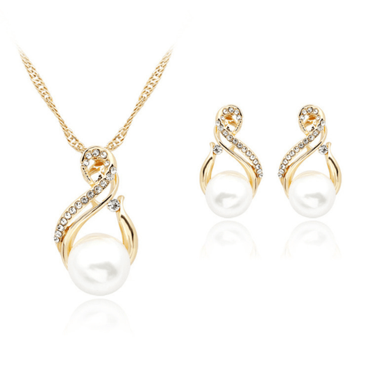 Schmuckset – Halskette und Ohrringe, Schmuckset für Damen, Geschenk, Modeschmuck