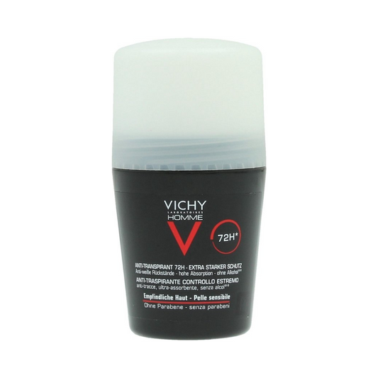 Vichy Homme Déodorant Bille Régulation Intense 50 Ml