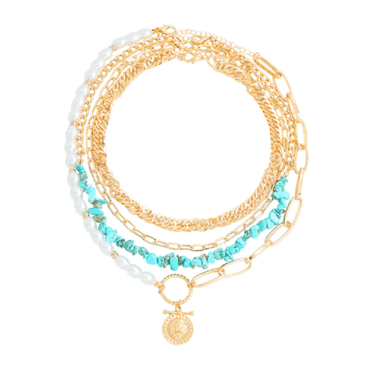 Modische Gold Charm Halsketten für Damen