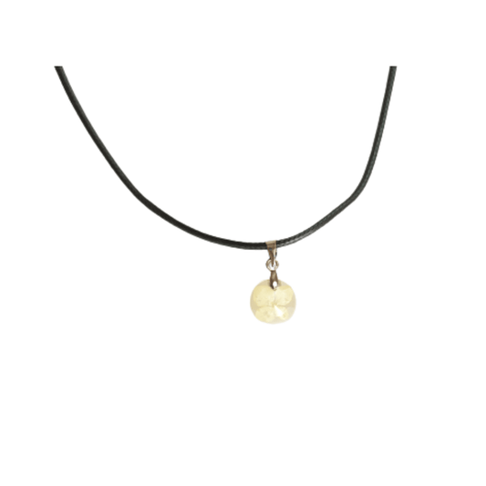 Natürlicher Blumenanhänger, handgefertigter Epoxidschmuck