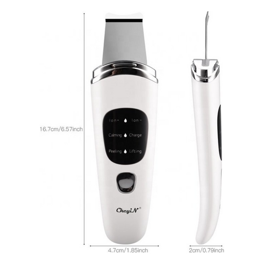 Ultrasone Huidreiniger Met Warmte, Huidverjonging Voor Thuisgebruik
