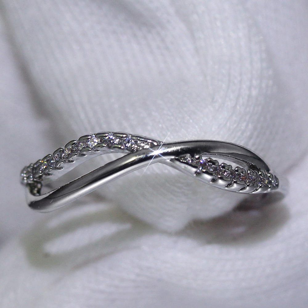 Damenring, Verstellbarer Ring zur Verlobung, Geschenk für Damen, Frauen und Mädchen