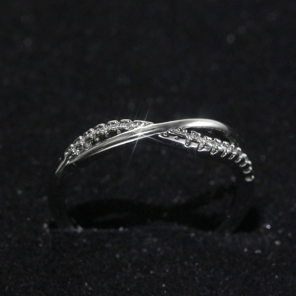 Damenring, Verstellbarer Ring zur Verlobung, Geschenk für Damen, Frauen und Mädchen