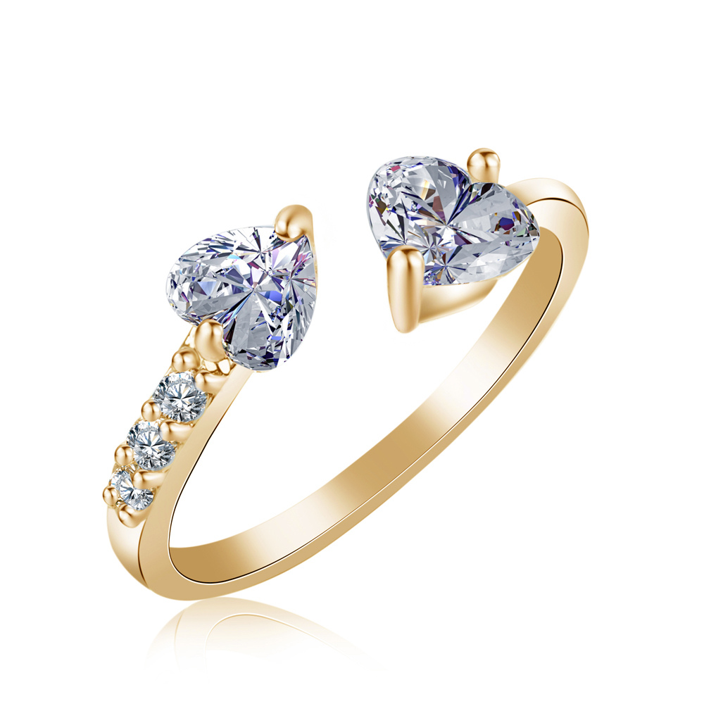Damenring, Verstellbarer Ring zur Verlobung, Geschenk für Damen, Frauen und Mädchen