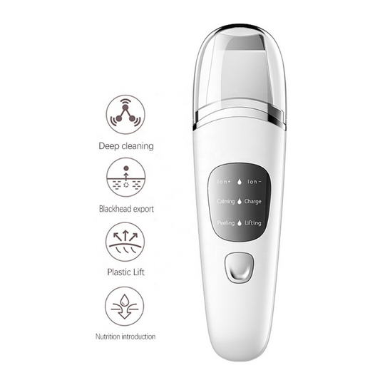 Ultrasone Huidreiniger Met Warmte, Huidverjonging Voor Thuisgebruik
