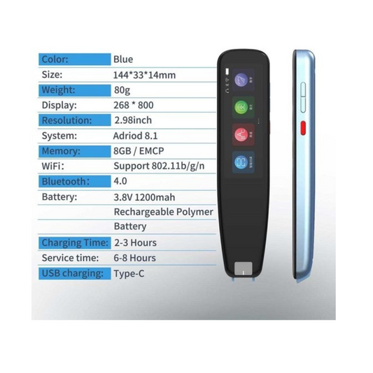 Stift Übersetzungsgerät, Mehrsprachiger Wörterbuch Stift
