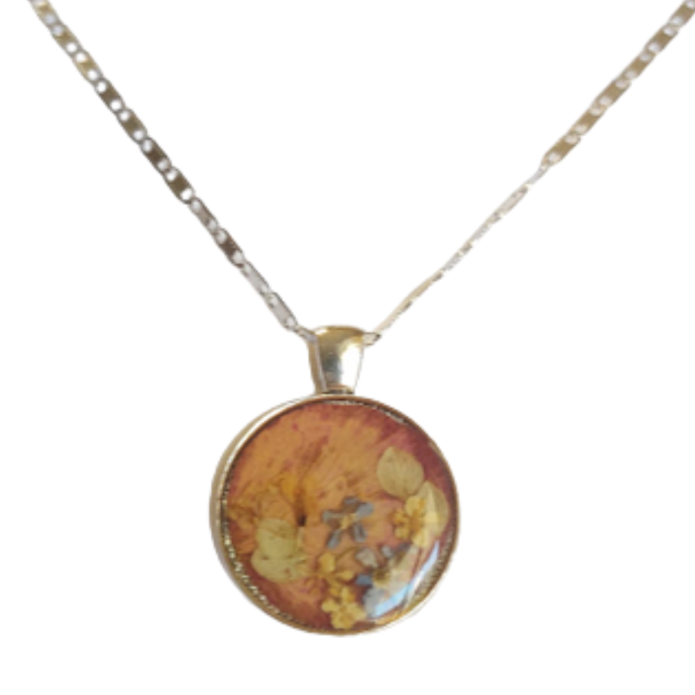 Natuurlijke Bloemen Hanger Handgemaakte Epoxy Sieraden