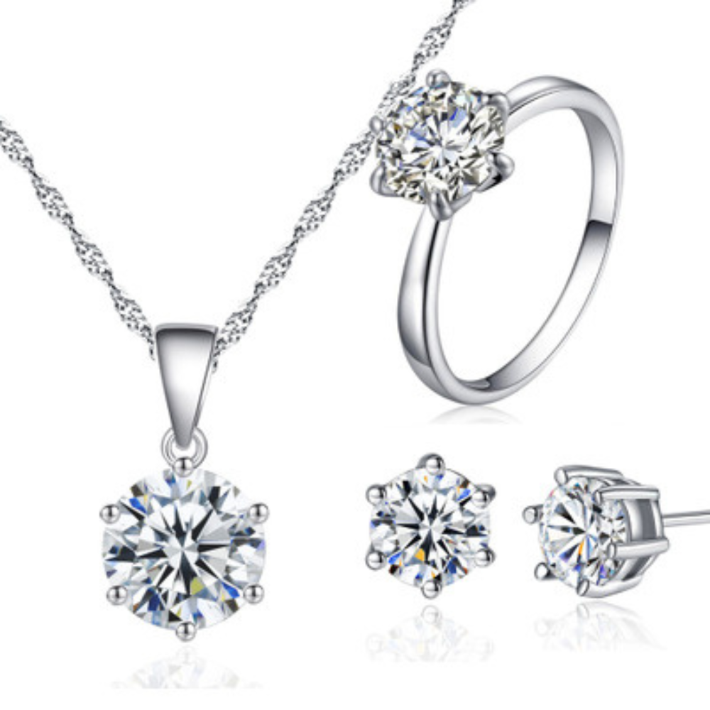 Damen Schmuckset Set Klassisch mit Kristallen
