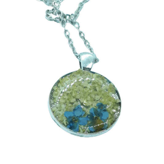 Natuurlijke Bloemen Hanger Handgemaakte Epoxy Sieraden