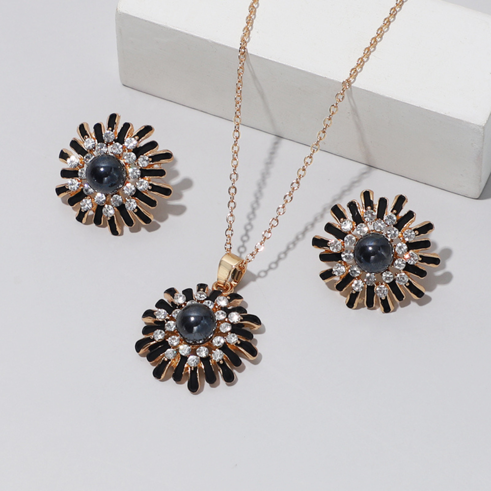 Schmuckset - Halskette und Ohrringe Schmuckset für Damen, Geschenk, Modeschmuck