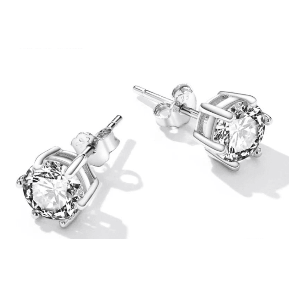 Damen Ohrringe 925 Sterling Silber Ohrstecker Maus Ohrringe mit Zirkonia