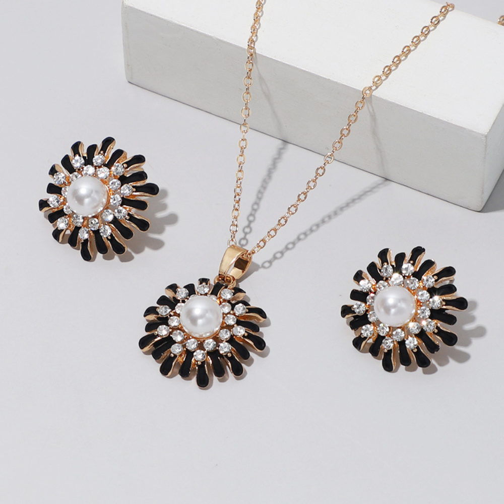 Schmuckset - Halskette und Ohrringe Schmuckset für Damen, Geschenk, Modeschmuck