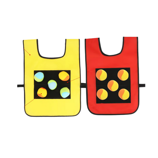 Outdoor-Sportspiel-Requisiten: Klebrige Weste und Wurfball-Spielset für Kinder