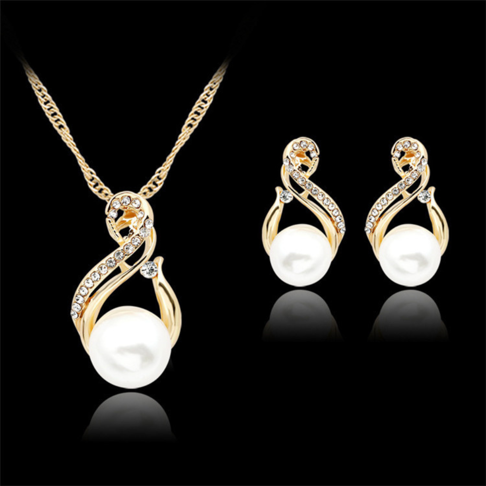 Sieraden set - Ketting en oorbellen sieraden set voor vrouwen, cadeau, kostuum sieraden