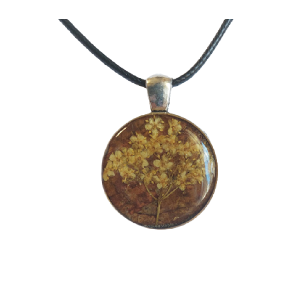 Natuurlijke Bloemen Hanger Handgemaakte Epoxy Sieraden