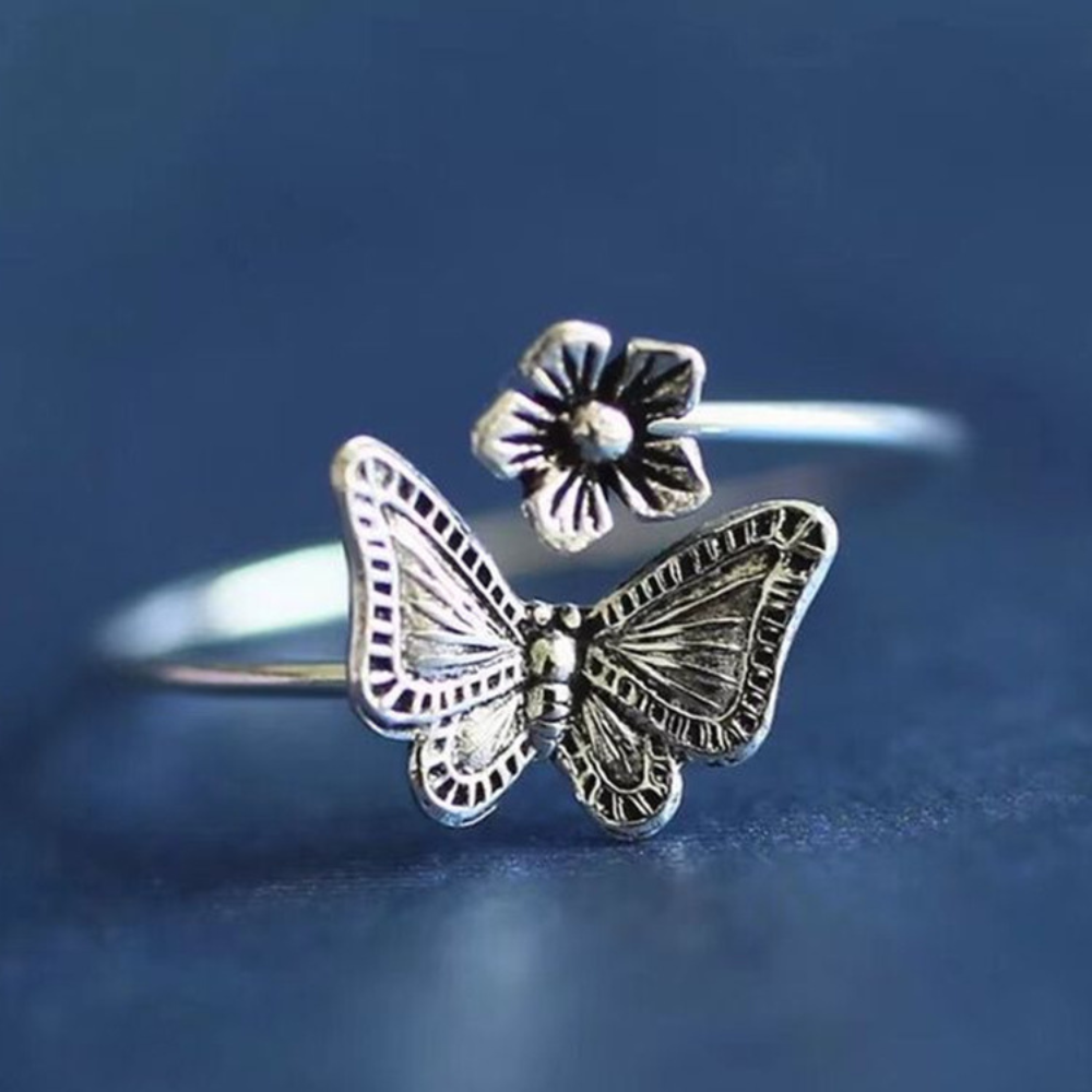 Damenring, Verstellbarer Ring zur Verlobung, Geschenk für Damen, Frauen und Mädchen