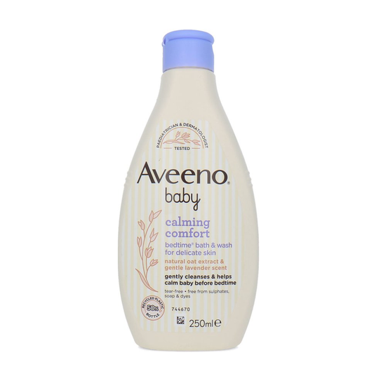 Aveeno Baby Calming Comfort Bedtime Bath & Wash - 250 ml