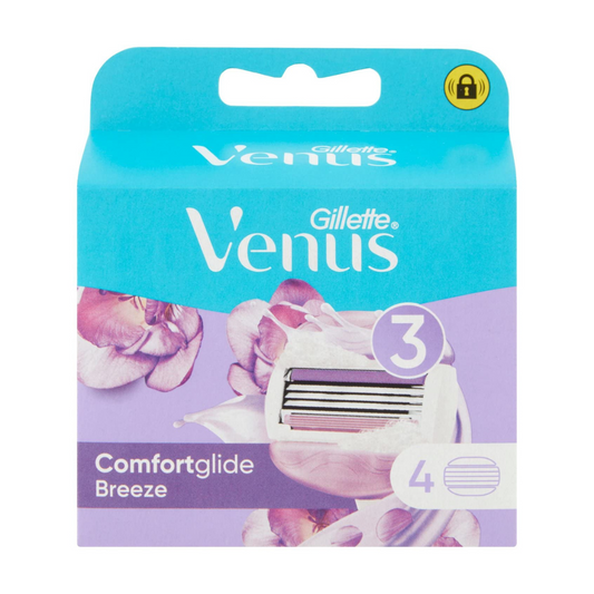 Gillette Venus Comfortglide Breeze - Voor Een Gladde Scheerbeurt - 4 Navulmesjes