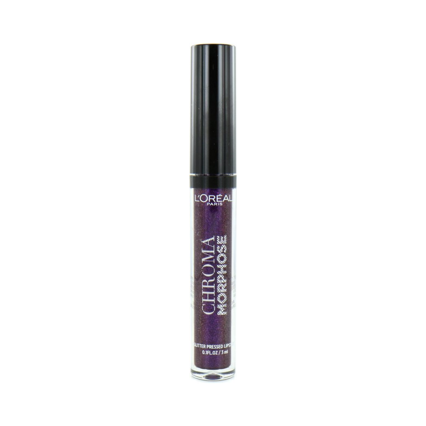 L'Oréal Chroma Morphose Glitter Pressed Lipstick - 04 Deep Venom