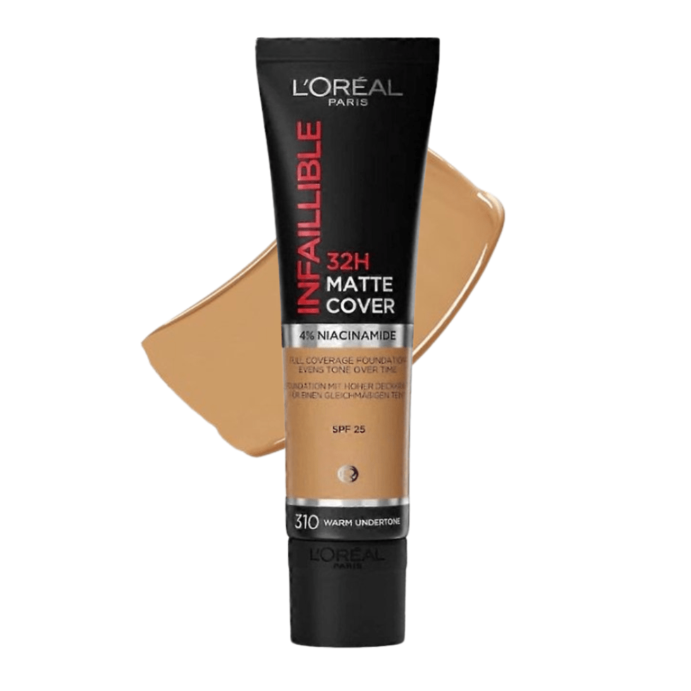 L'Oreal Infallible 32HR Matte Cover Foundation 30ml - 310 Warm Undertone