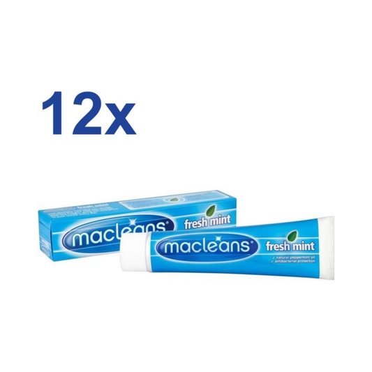 Macleans Fresh Mint Zahnpasta Vorteilspack 12x 100 ml
