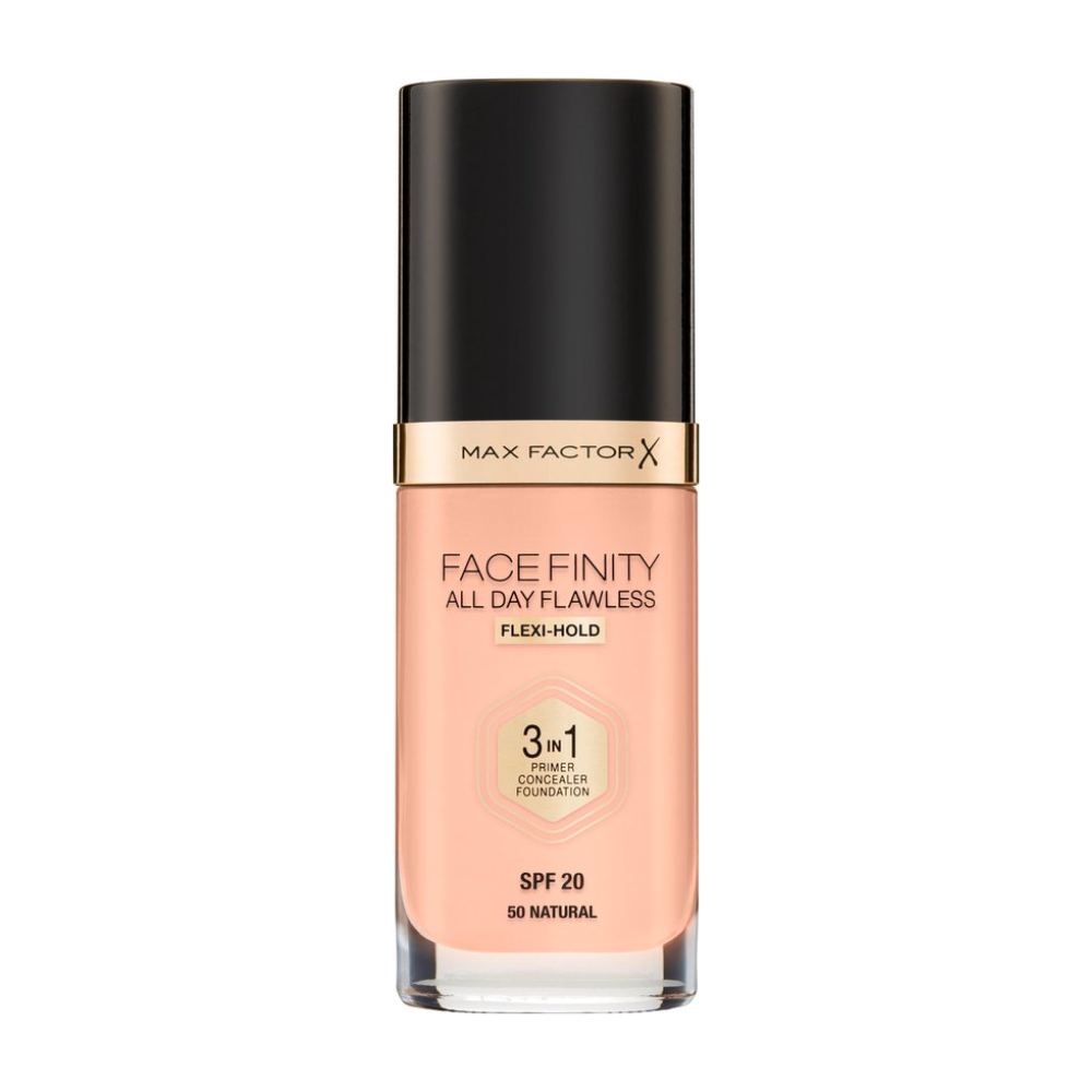 Max Factor Facefinity All Day Flawless 3-in-1 Liquid Foundation - 50 Natural