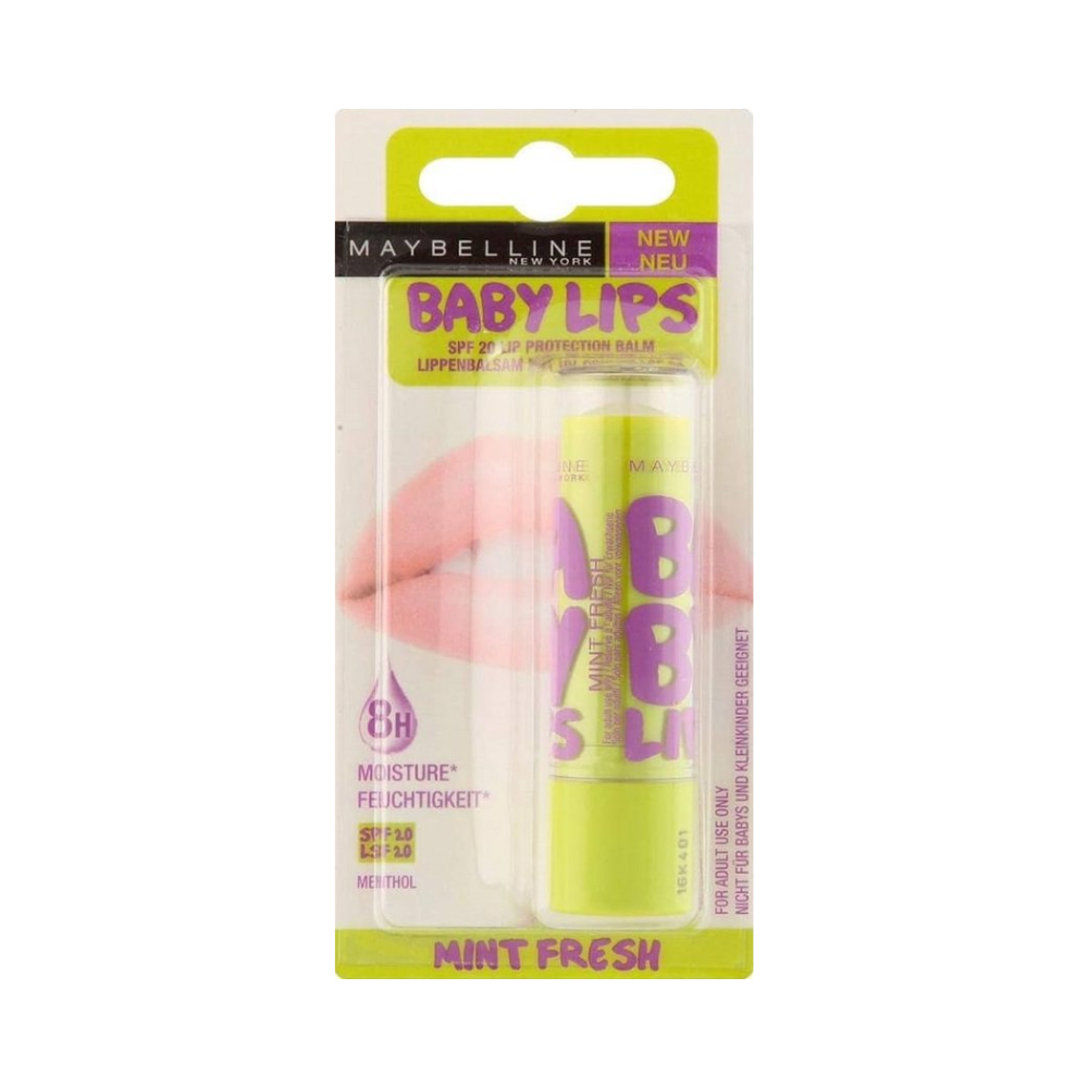 Maybelline Baby Lips, Mint Fresh, per stuk verpakt 1