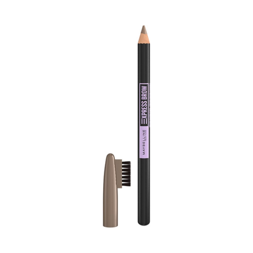 Maybelline New York - Express Brow Shaping Pencil - 01 Blonde - Blond Wenkbrauwpotlood en Borstel