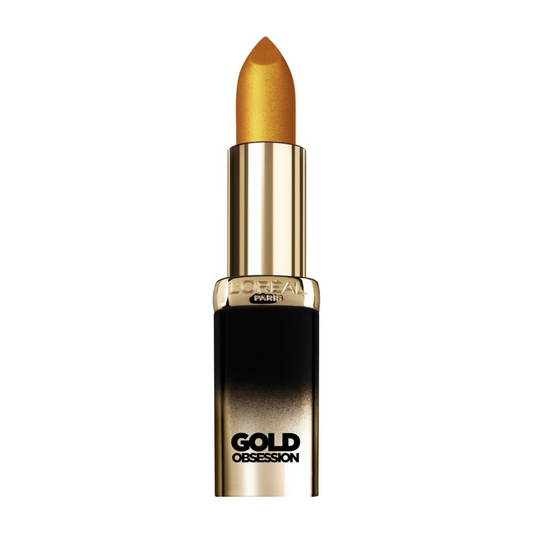 L'Oreal Paris Gold Obsession Lipstick CP47 Pure Gold – Luxe Gouden Lippenstift