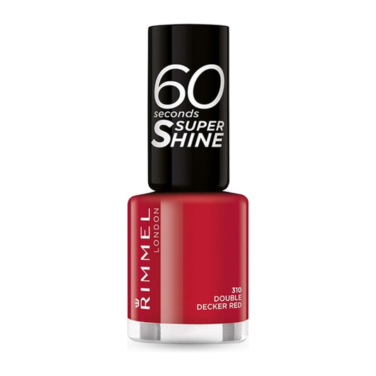 Rimmel London 60 Seconds Super Shine Nagellak - 310 Double Decker Red