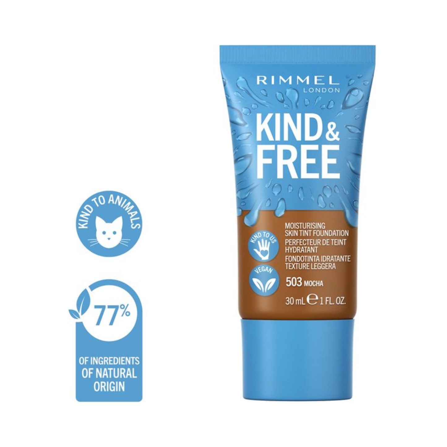 Rimmel London KIND & FREE Vegan Foundation - 503 Mocha