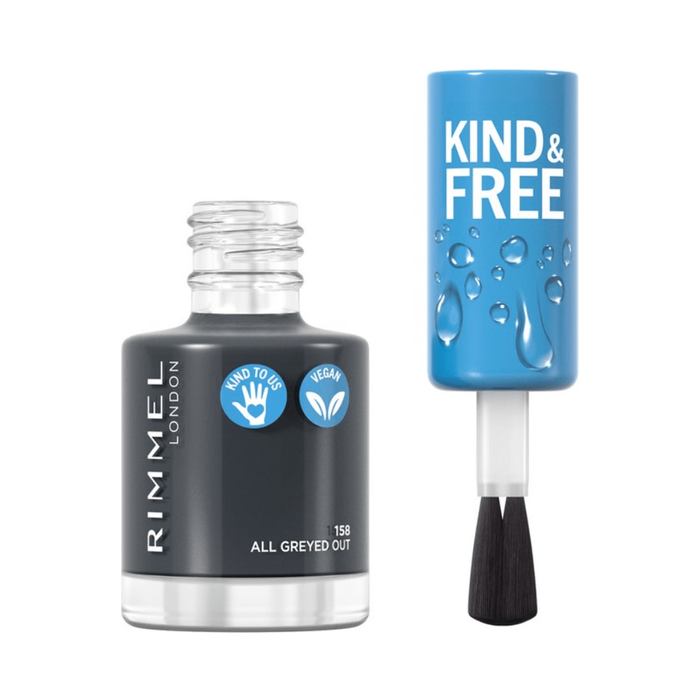 Rimmel London KIND & FREE Vegan Nagellak - 158 All Greyed Out