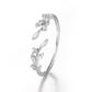 Damenring, Verstellbarer Ring zur Verlobung, Geschenk für Damen, Frauen und Mädchen