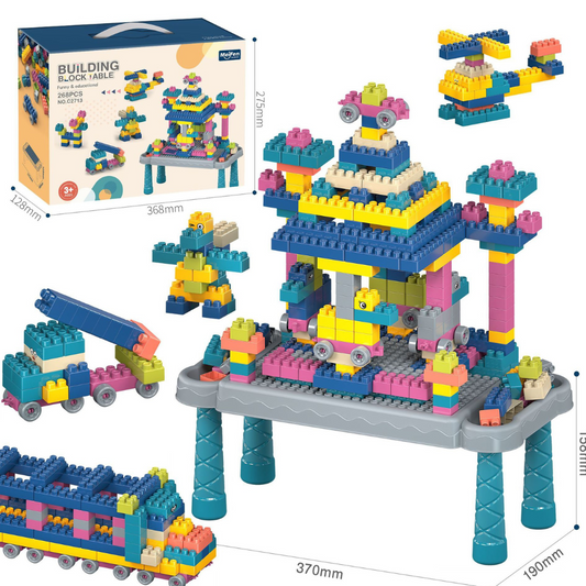 Grote Kleurrijke Bouwblokken Set