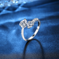 Damenring, Verstellbarer Ring zur Verlobung, Geschenk für Damen, Frauen und Mädchen