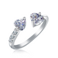 Damenring, Verstellbarer Ring zur Verlobung, Geschenk für Damen, Frauen und Mädchen