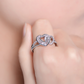 Damenring, Verstellbarer Ring zur Verlobung, Geschenk für Damen, Frauen und Mädchen