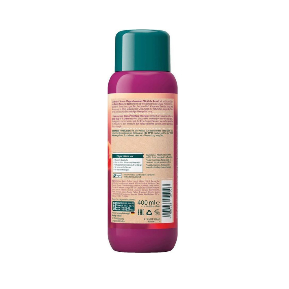 Kneipp Aroma-Pflegeschaumbad Glückliche Auszeit (1 x 400 ml)