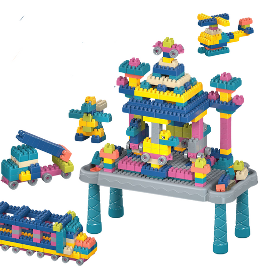 Grote Kleurrijke Bouwblokken Set